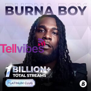 Burna boy makes history on Boomplay