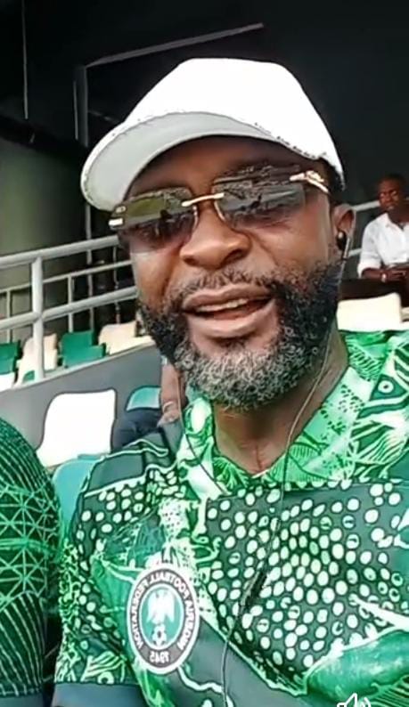 Mr. Fred Newton at ughelli preseason cup